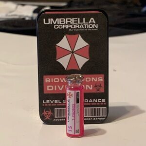Resident Evil Revelations - T-PHOBOS VIRUS VIAL - 1.25inches